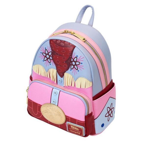 Loungefly Back To The Future 40th Anniversary Marty McFly Western Backpack NWT - Picture 11 of 12